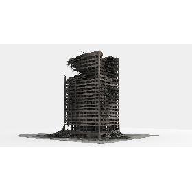 Ruined Damaged Building 4